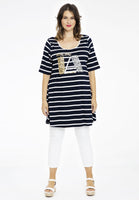 Tunic wide bottom MARITIME - blue - #2