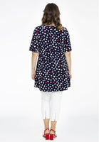 Tunic wide bottom MILOU - blue - #3