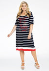 Dress A-line MARITIME - blue