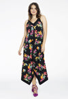 Dress pointy BLOOMY - black