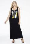 Dress long FEMALE - black