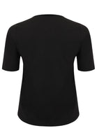 T-Shirt relax 'a women's heart' - black - #5