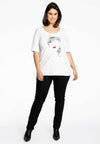 T-shirt relax 'female figure' - White