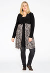 Cardigan bow LEOPARD - brown