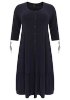 Dress frill long DOLCE - blue - #4