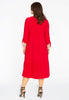 Dress frill long DOLCE - red  - #3