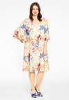 Dress wide sleeves PASTEL - multi