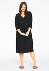 Pleated dress DOLCE - black