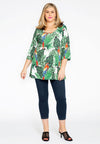Tunic flare PARROT - ecru