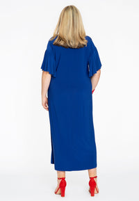 Dress frilled DOLCE - indigo - #3