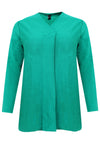 Pullover A-line pleat - green - #3