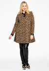 Tunic jacquard LEOPARD - brown