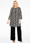 Tunic wide bottom WILLOW - black