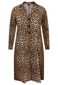 Long blazer LEOPARD - brown - #4