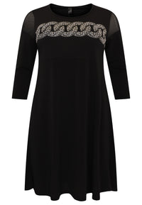 Dress chain - black - #4