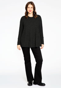 Pullover A-line RIB - black - #2
