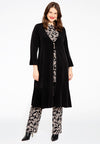 Cardigan with frill DOLCE - black