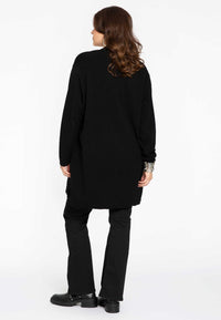 Cardigan with pockets - black - #3