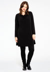 Tunic waterfall DOLCE - black