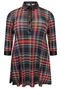 Tunic wide bottom GLASGOW - black - #4