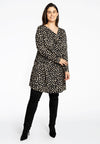 Tunic wide bottom waterfall STONES - black - #2