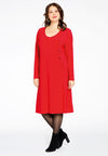Dress shoulder frill DOLCE - red