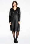 Dress pleated SHINE - black
