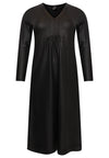 Dress V-neck SHINE - black - #4