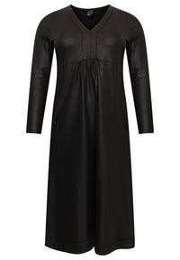 Dress V-neck SHINE - black - #4