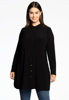 Blouse gold buttons DOLCE - black  - #1