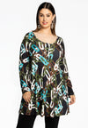Tunic wide bottom AMY - black 