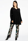 Tunic wide bottom strap DOLCE - black