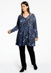 Tunic wide bottom strap KAMEO - blue