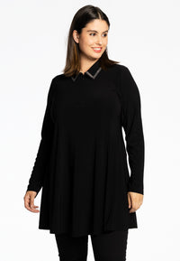 Tuniek wide bottom met strass DOLCE - black - #1