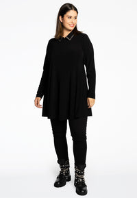 Tuniek wide bottom met strass DOLCE - black - #2