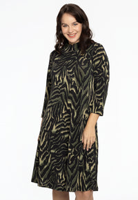 Jurk A-lijn met strass KAMEO - green - #1
