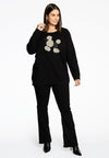 Sweater strass POODLE - black - #2