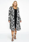 Cardigan pleated BAUHAUS - black