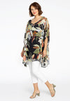 Tunic square ZAZOE - black