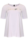 Tunic flare BONJOUR organic cotton - white