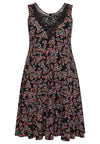Dress lace neckline RUBY - black - #4