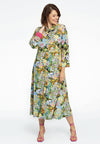 Blouse-dress FLOWERY - black