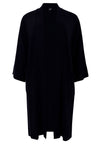 Jacket long DIAGONAL - black