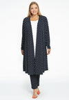 Cardigan pleated POLKADOT - blue