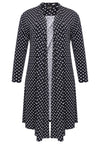 Cardigan pleated POLKADOT - blue - #4