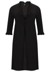Cardigan lace frill dolce - black - #4