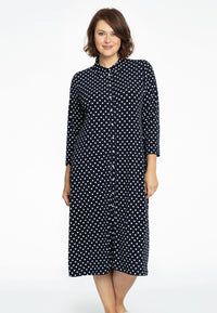 Blouse midi POLKADOT - blue - #1