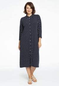 Blouse midi POLKADOT - blue - #2