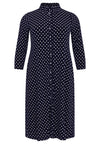 Blouse midi POLKADOT - blue - #4