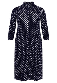 Blouse midi POLKADOT - blue - #4